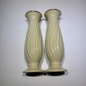 LENOX PAIR OF HOUSEWARMING 7.5" CANDLE HOLDERS